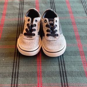 Toddler size 4 Vans Slip ons